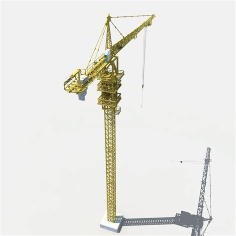 Tower Crane 3d Model Max Obj Fbx