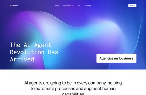 simple landing page figma