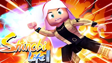 Joguei O Novo Naruto Shinobi Life No Roblox Alpha Youtube