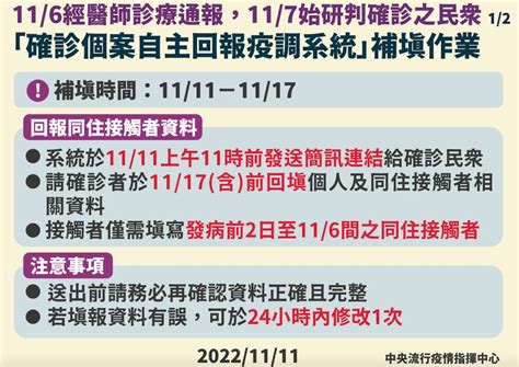 11 6通報、11 7確診「同住者仍可選3 4」！2圖看注意事項 疫情聚焦 生活 Nownews今日新聞