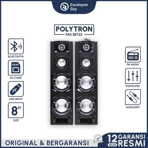 Jual Speaker Active Polytron Pas Ef Garansi Resmi Shopee Indonesia