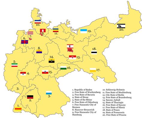 States Of Germany R Imaginarymaps