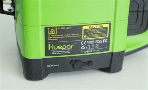 Huepar DT03CG laser level: review, calibration, brightness setting, tests