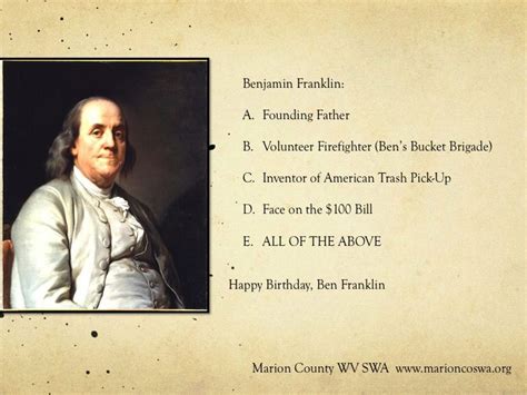 Happy Birthday, Ben Franklin! | Ben franklin, Franklin, Happy