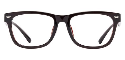 Shaler Square Blue Light Blocking Glasses - Brown | Men's Eyeglasses ...