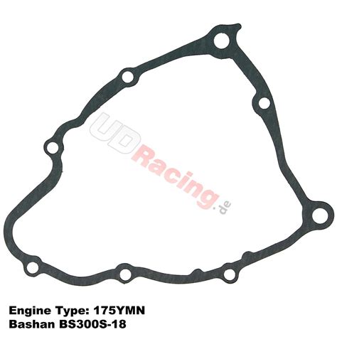 Dichtung Abdeckung Links Quad Bashan 300 BS300S 18 Motor Ersatz Quad