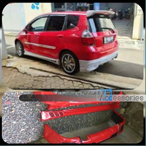 Jual Sideskirt Samping Bodykit Add On Jazz GD3 Fit Vtec Idsi Warna