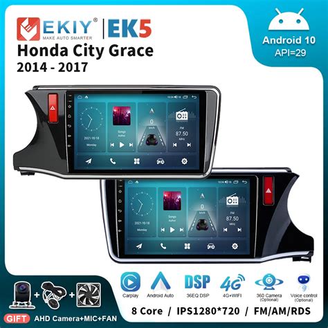 Ekiy Ek Car Dvd Gps Radio For Honda City Grace Bluetooth Usb