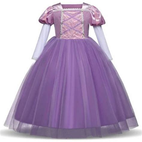 Vestido Fantasia Infantil Rapunzel Elo Produtos Especiais