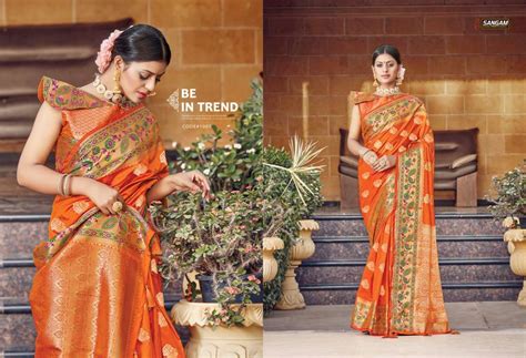 Sangam Prints Tanvika Silk Traditional Sarees Collection