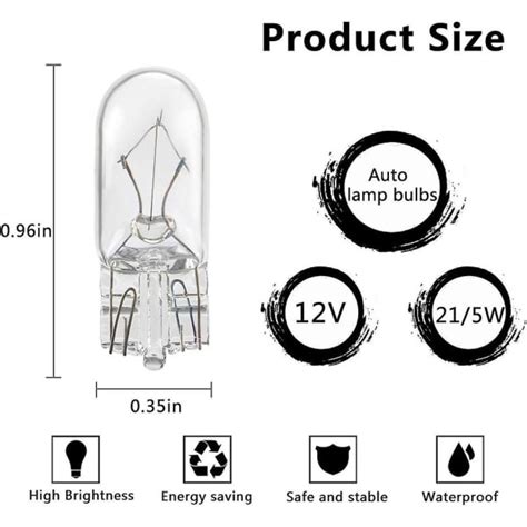 X T W W Halogenlampa Xenon Gas Bil R D Lampa Kil