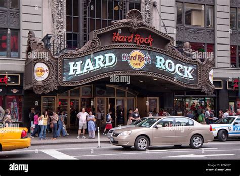 Hard Rock Cafe New York Usa Stock Photo Alamy