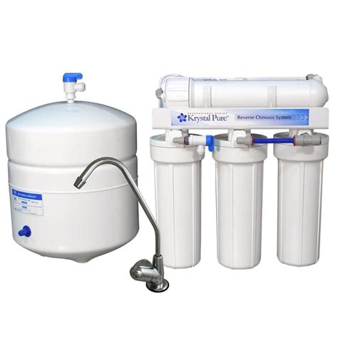 Shop Krystal Pure Triple Stage Reverse Osmosis Filtration Under Sink Water Filtration System At