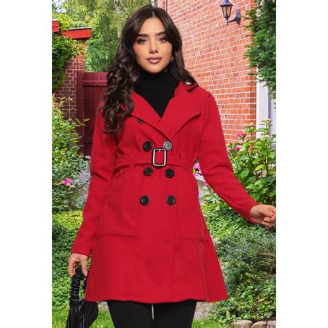 Sobretudo La Batida Feminino - Casaco Sobretudo Lã Batida Feminino Botões Frontais E Bolsos | Shopee ...