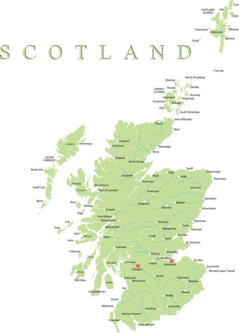 Maps Of The Scottish Islands Includes Maps With All The Islands Of