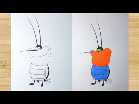 Oggy And The Cockroaches How To Draw Dee Dee Easy Step By Step