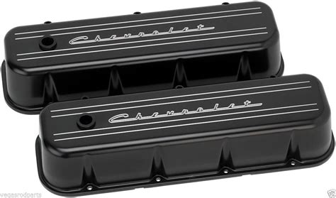 Billet Specialties Chevrolet Script Black Aluminum Big Block Chevy Tall