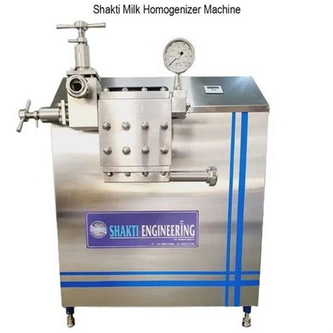 Bar Milk Homogenizer Machine Capacity Litre At Best Price