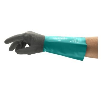 Ansell AlphaTec 58 535B Chemical Gloves Safetag Fire Fighting