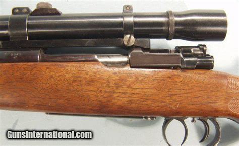 Mauser Model 98 Custom 22 250 Rifle With Weaver Scope In Redfield Mounts