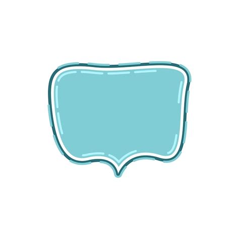 Premium Vector Cute Speech Bubble Template