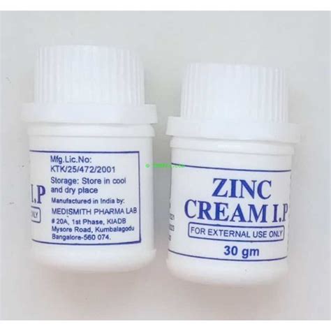 Zinc cream 30gm; | Buy Zinc cream 30gm From TNMEDS.com | Buy Zinc cream 30gm from tnmeds.com ...