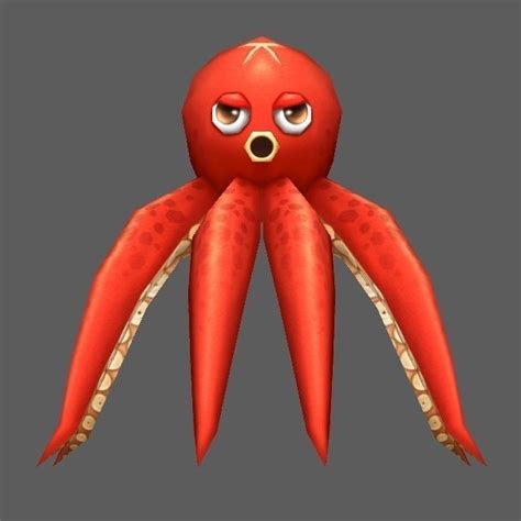 D Model Octopus Vr Ar Low Poly Cgtrader