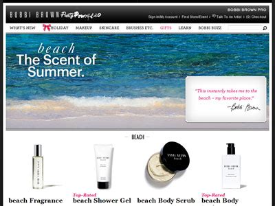 Bobbi Brown Beach Fragrances - Perfumes, Colognes, Parfums, Scents resource guide - The Perfume Girl