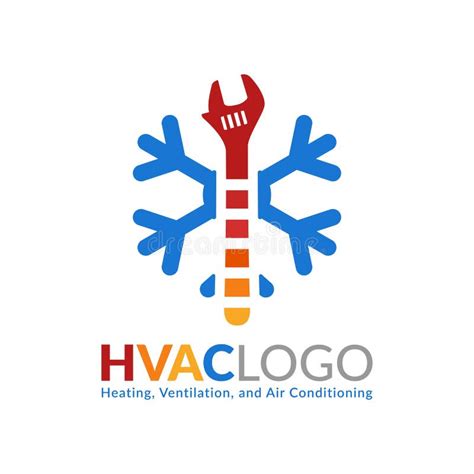 Hvac Logo Design Heating Ventilation And Air Conditioning Logo Or Icon