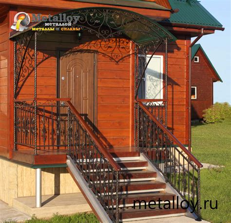 Крыльцо для частного дома фото из металла: Наружные металлические ...