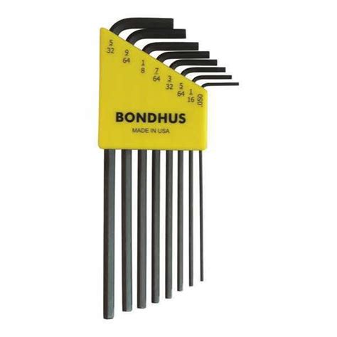 Bondhus Piece Sae L Shape Hex Key Set Zoro