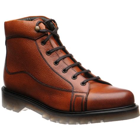 Loake Shoes Loake Sale Trimble Rubber Soled Boots In Chestnut Grain