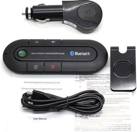 S C Handsfree Bluetooth Carkit Auto Telefoon Car Kit Handsfree