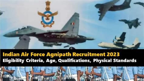 Indian Air Force Agniveer Vayu Eligibility Criteria 2023 Age