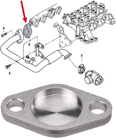 Vannes EGR Plaque De Bloc Dobturation De Vanne EGR Plaque Dobturation