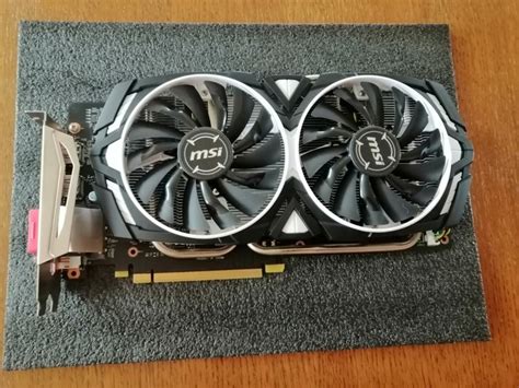 Nvidia Geforce Gtx 1060 6gb Msi Armor Oc Samsung Gddr5