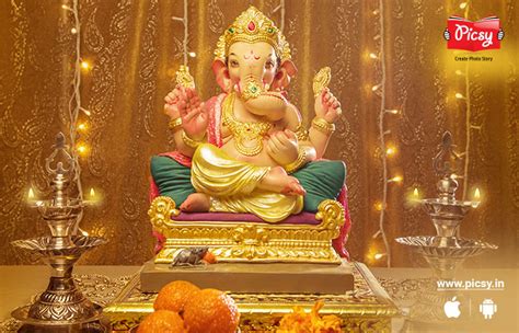 Ganesh Chaturthi Decorations Thermocol