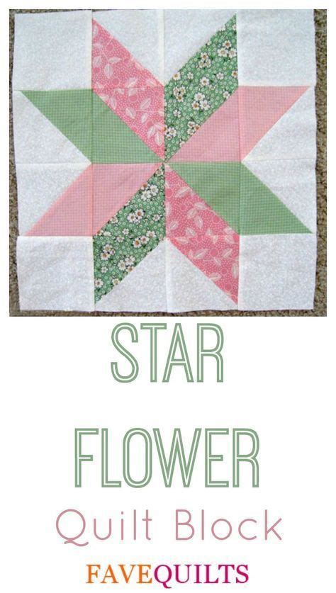 Star Flower Quilt Block Flower Quilt Quilt Block Tutorial Quilt