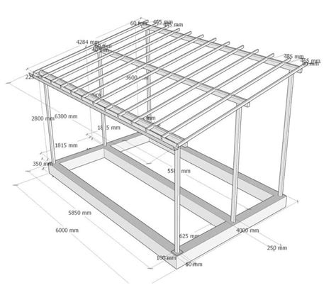 Planos De Pergolas Metalicas Pergola Steel Canopy