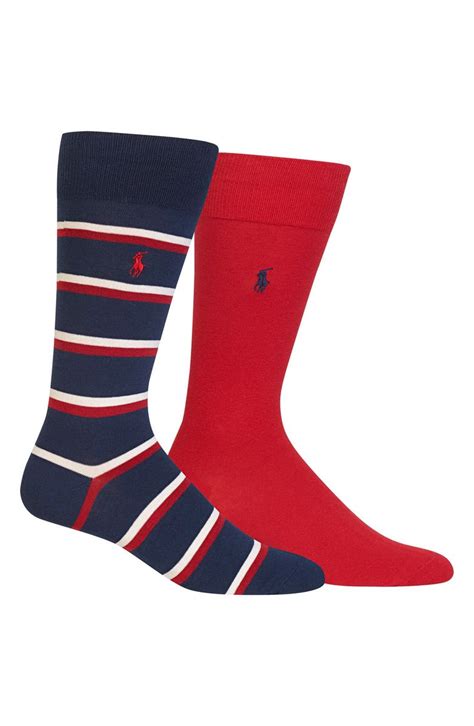 Polo Ralph Lauren Crew Socks Assorted 2 Pack Men Nordstrom