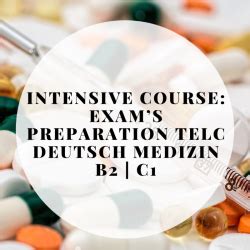 Intensive Course Exams Preparation Telc Deutsch Medizin B2 C1