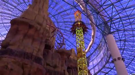 Circus Circus Las Vegas Adventuredome Theme Park With Sling Shot Ride Youtube