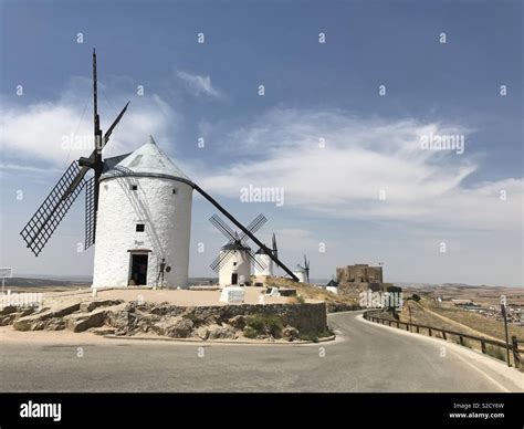 Windmills in Consuegra (Spain Stock Photo - Alamy