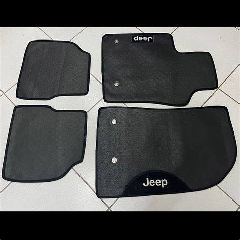 Tapetes De Pvc Resistente Nome Bordado Para Jeep Compass