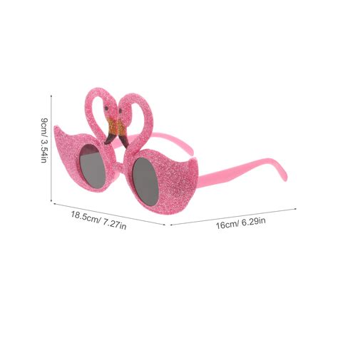 Flamingo Glasses Novelty Sunglasses Tropical Decorations Plastic Party