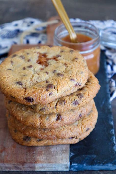 Cookies fourrés et Caramel au beurre salé recette maison