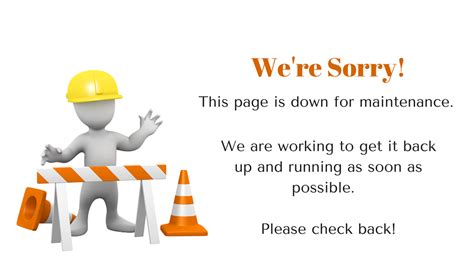 Were Sorry This Page Is Down For Maintenance