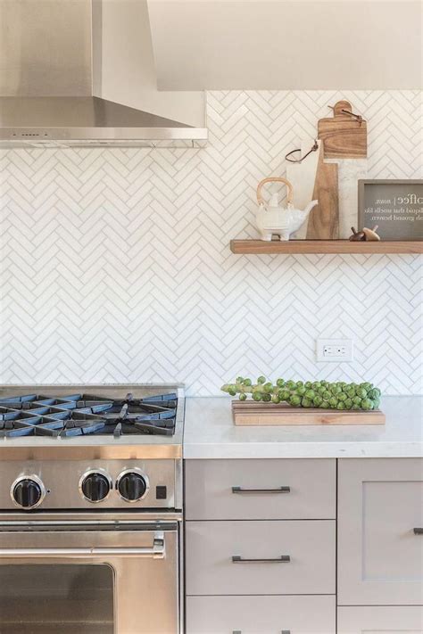 Stylish White Kitchen Backsplash Design Ideas Homystyle