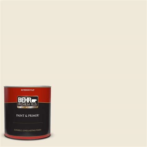 Behr Premium Plus Qt Or W Mourning Dove Flat Exterior Paint