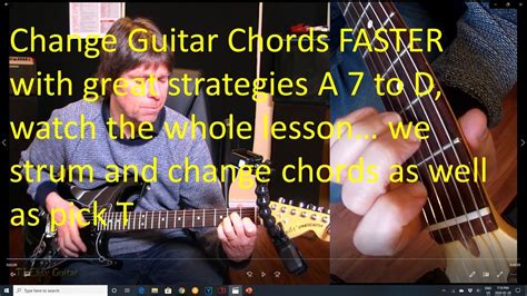 Change Guitar Chords Faster Beginner Guitar Lesson Youtube